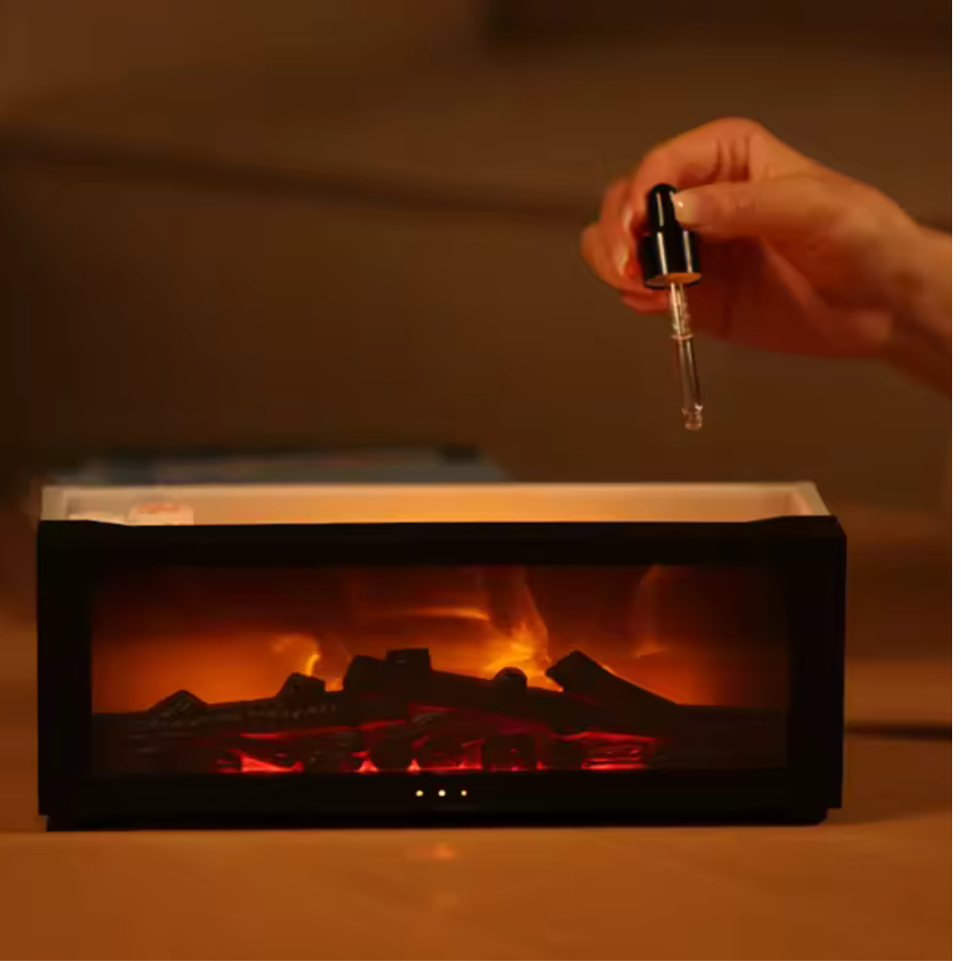 Ambientador con efecto chimenea